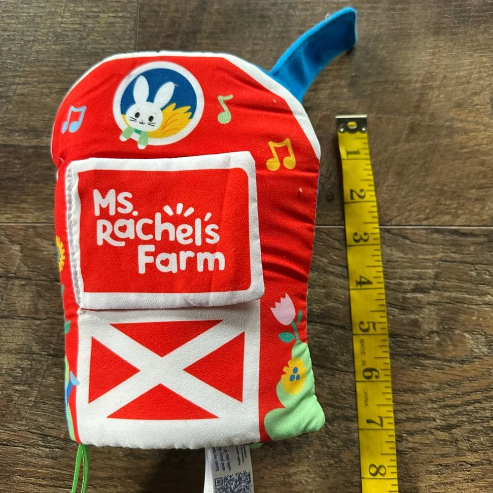 Baby Ms. Rachel Red & White Sensory Learning Farm Toy